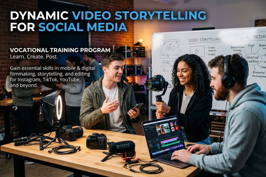 Dynamic Video Storytelling for Social Media